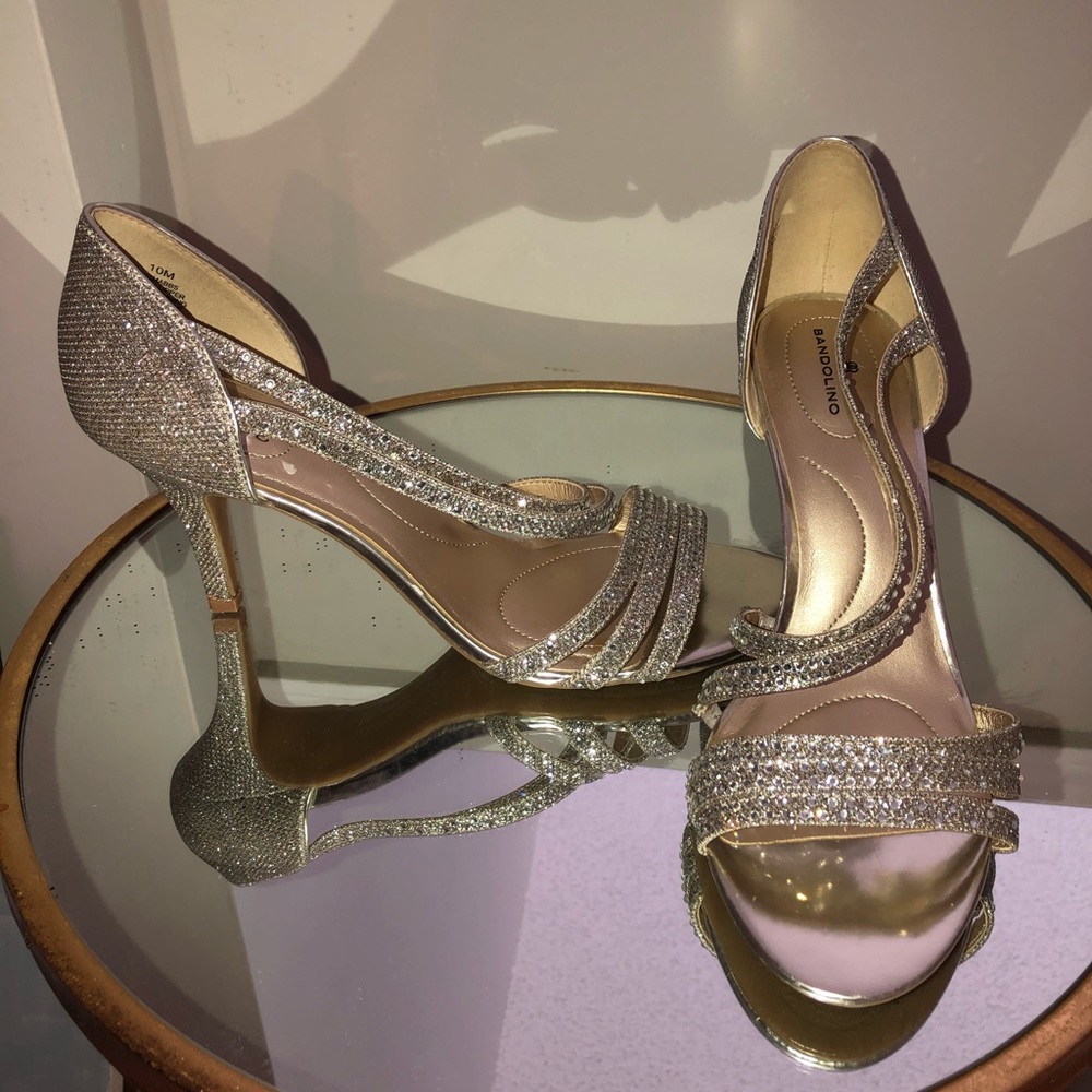 silver heels
